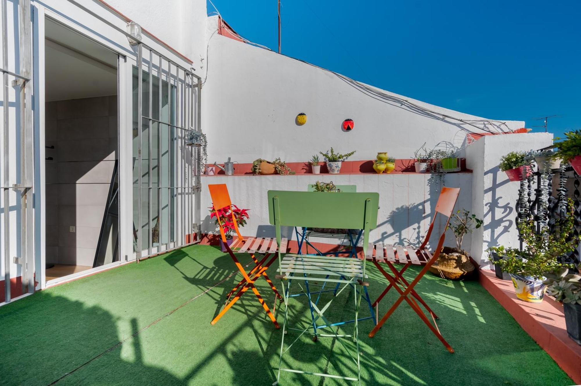 Atico Curtidores Sevilla Exterior foto
